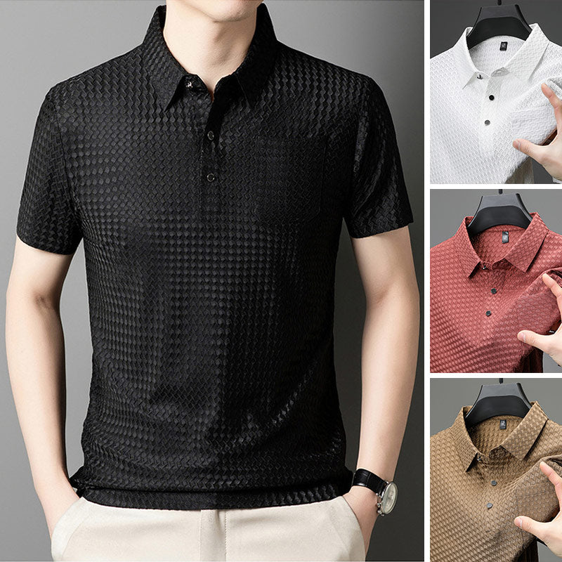 ⏳ Limited time 50% off! 💥Men's Textured Short Sleeve Shirt