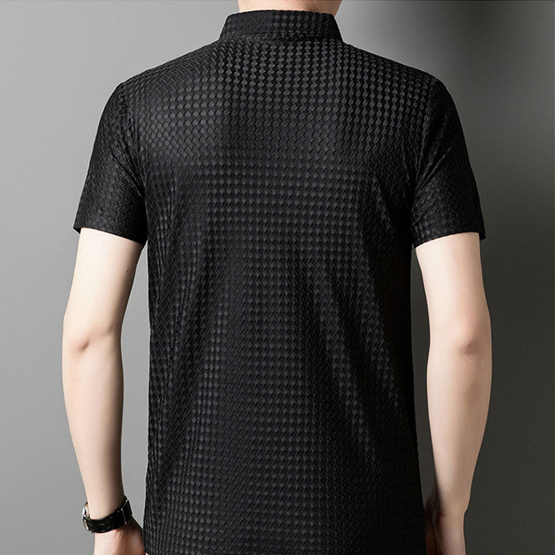 ⏳ Limited time 50% off! 💥Men's Textured Short Sleeve Shirt